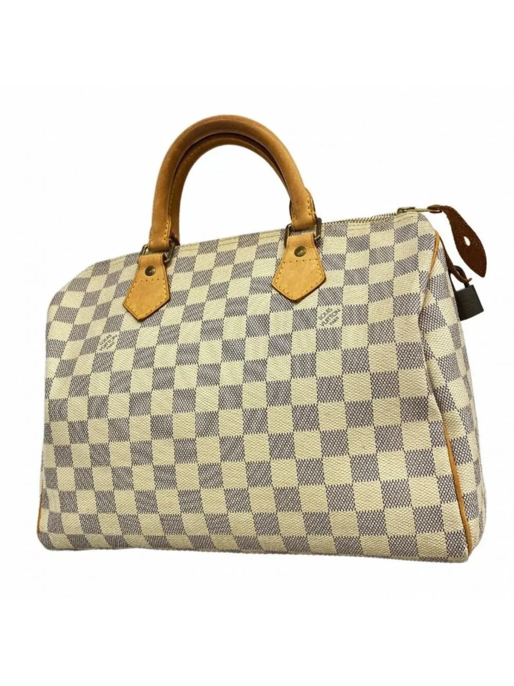 Louis Vuitton Handbag Damier Azur Speedy 30 White